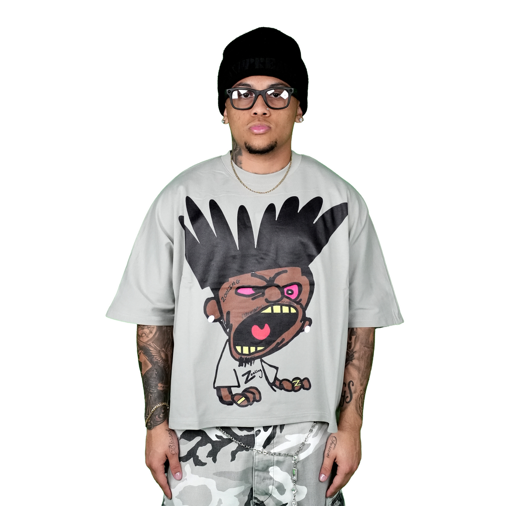 GREY V2 ZOOLING BOX TSHIRTS